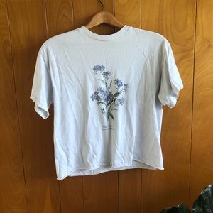 Vintage J. Galt Floral Forget Me Not Boxy Shirt